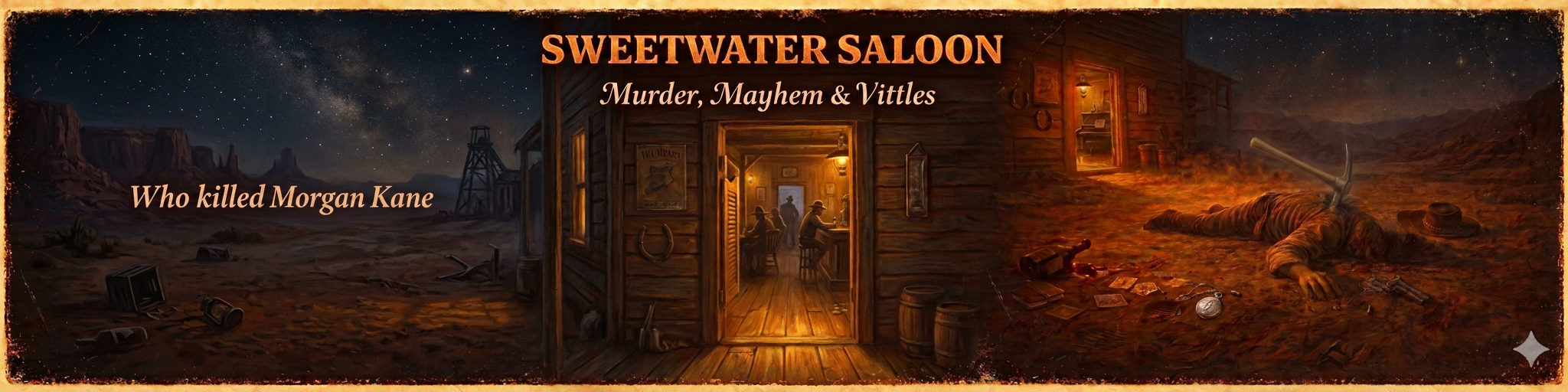 Sweetwater Saloon — Who Killed Morgan Kane?